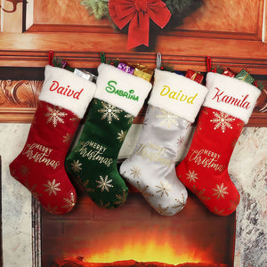 santa stockings with name