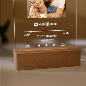 personalised spotify plaque