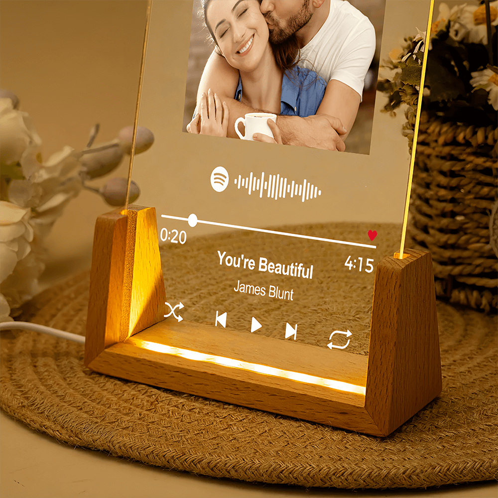 personalised spotify plaque