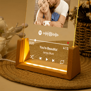 personalised spotify plaque