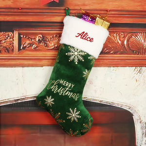 santa stockings with name