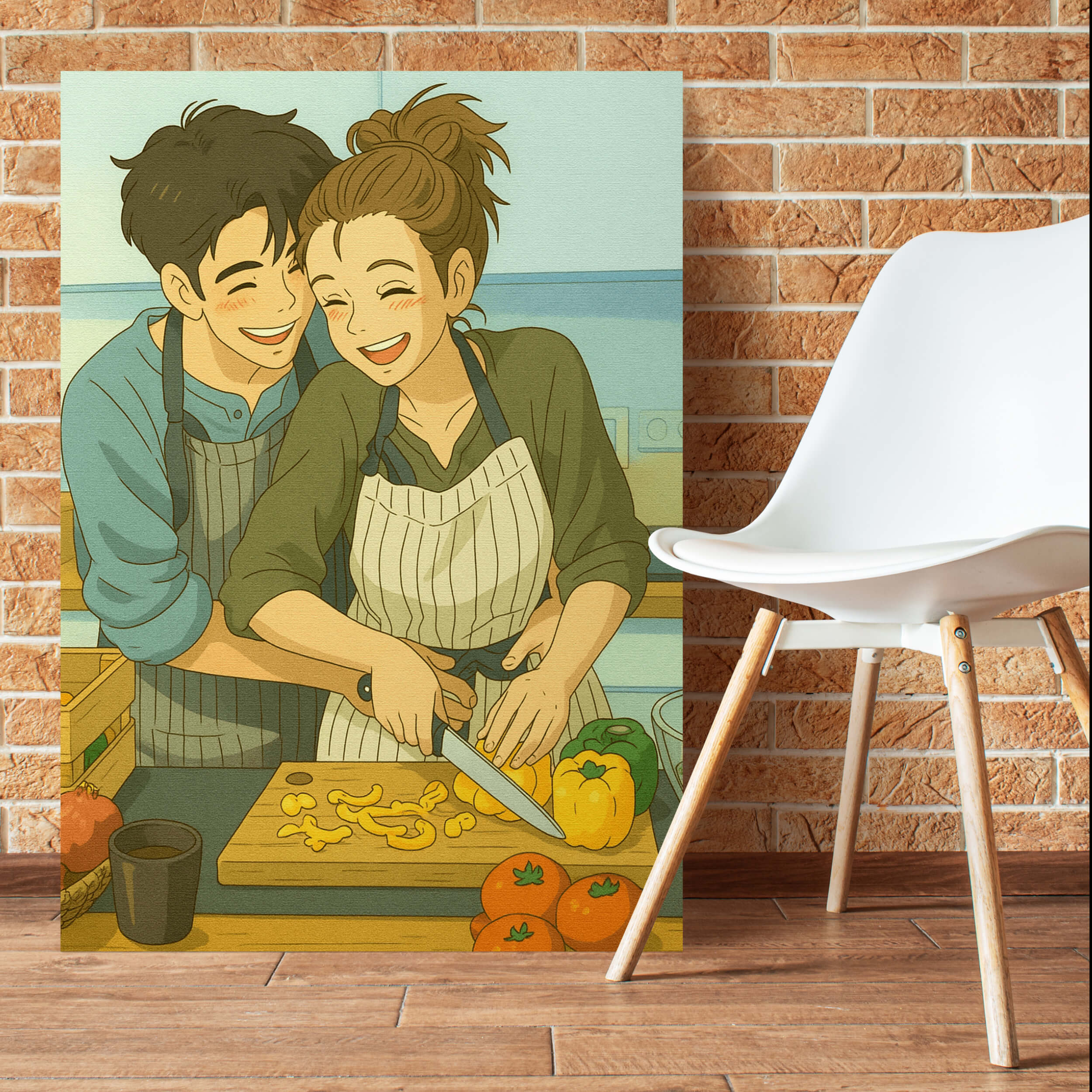 Animated Family Photo – Turn Your Photo into Ghibli-Style Art - Perfect Gift for Siblings, Loved Ones