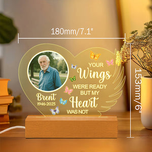 Personalised Memorial Night Light