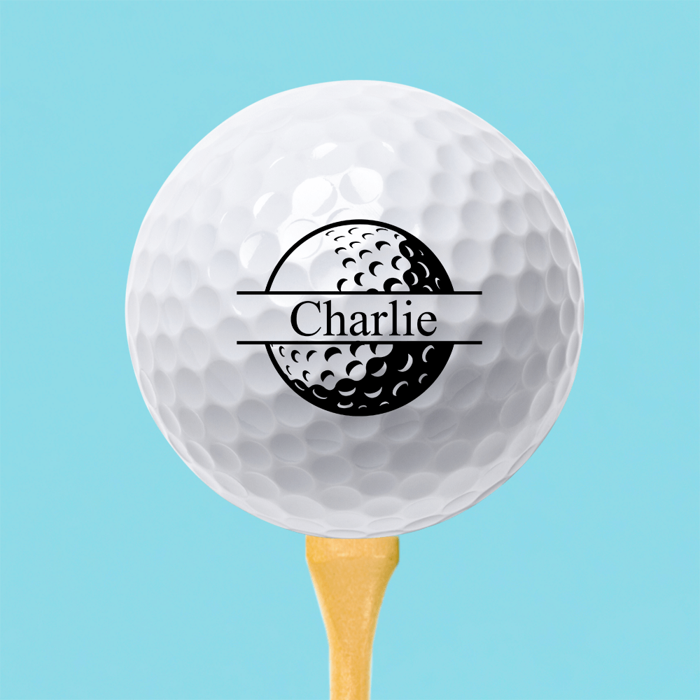personalised golf ball