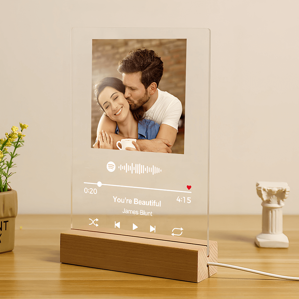 personalised spotify plaque