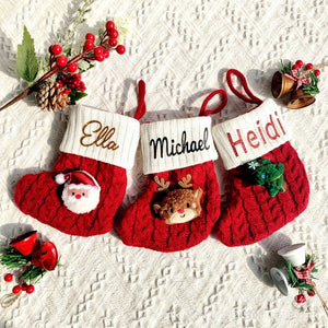 Personalized Knitted Christmas Stocking