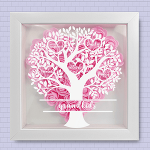 custom flower shadow box