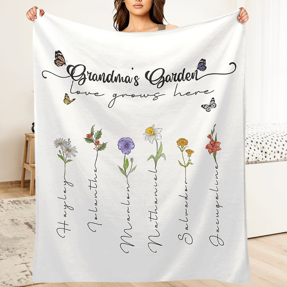 grandma personalized blanket