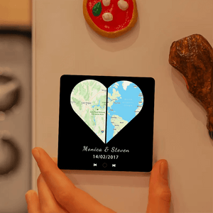 long distance relationship fridge magnet