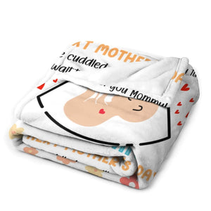 First Time Mom Custom Blanket