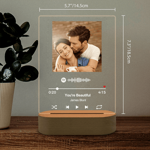 personalised spotify plaque