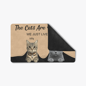 custom cat doormat