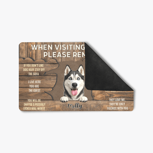 Dog lover doormat