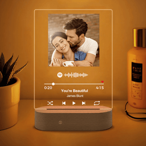 personalised spotify plaque