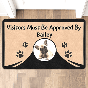 custom dog doormat