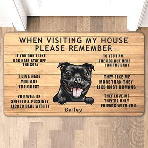 custom dog doormat