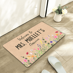 personalized classroom doormat