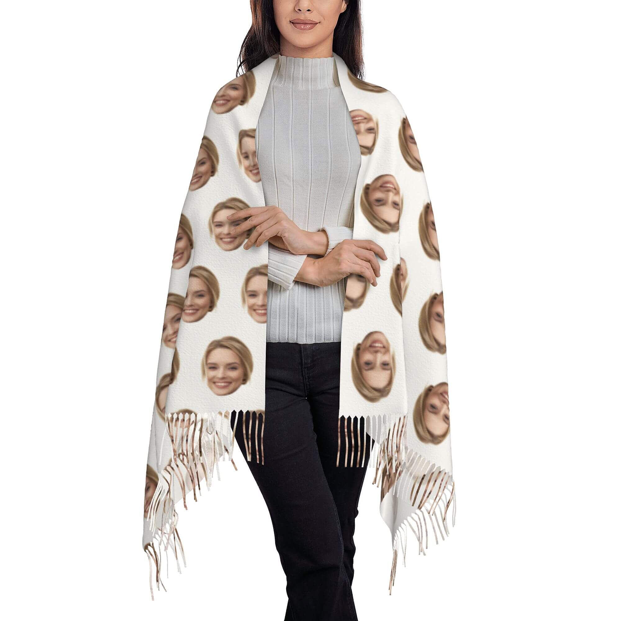 custom photo scarf