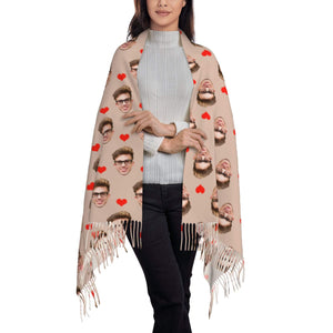 custom photo scarf