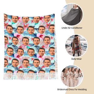 custom photo scarf