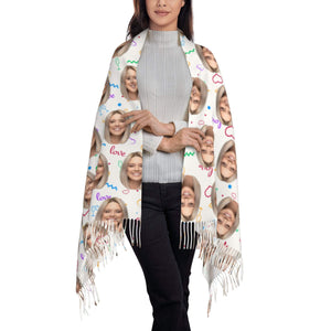 custom photo scarf