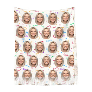 custom photo scarf