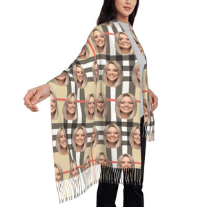 custom photo scarf