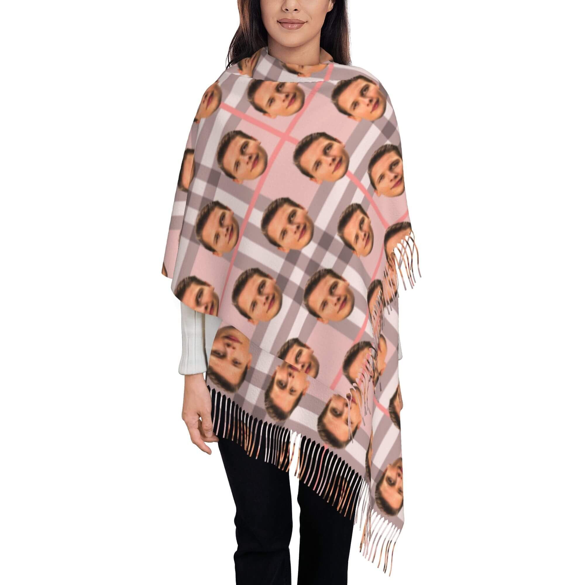 custom photo scarf