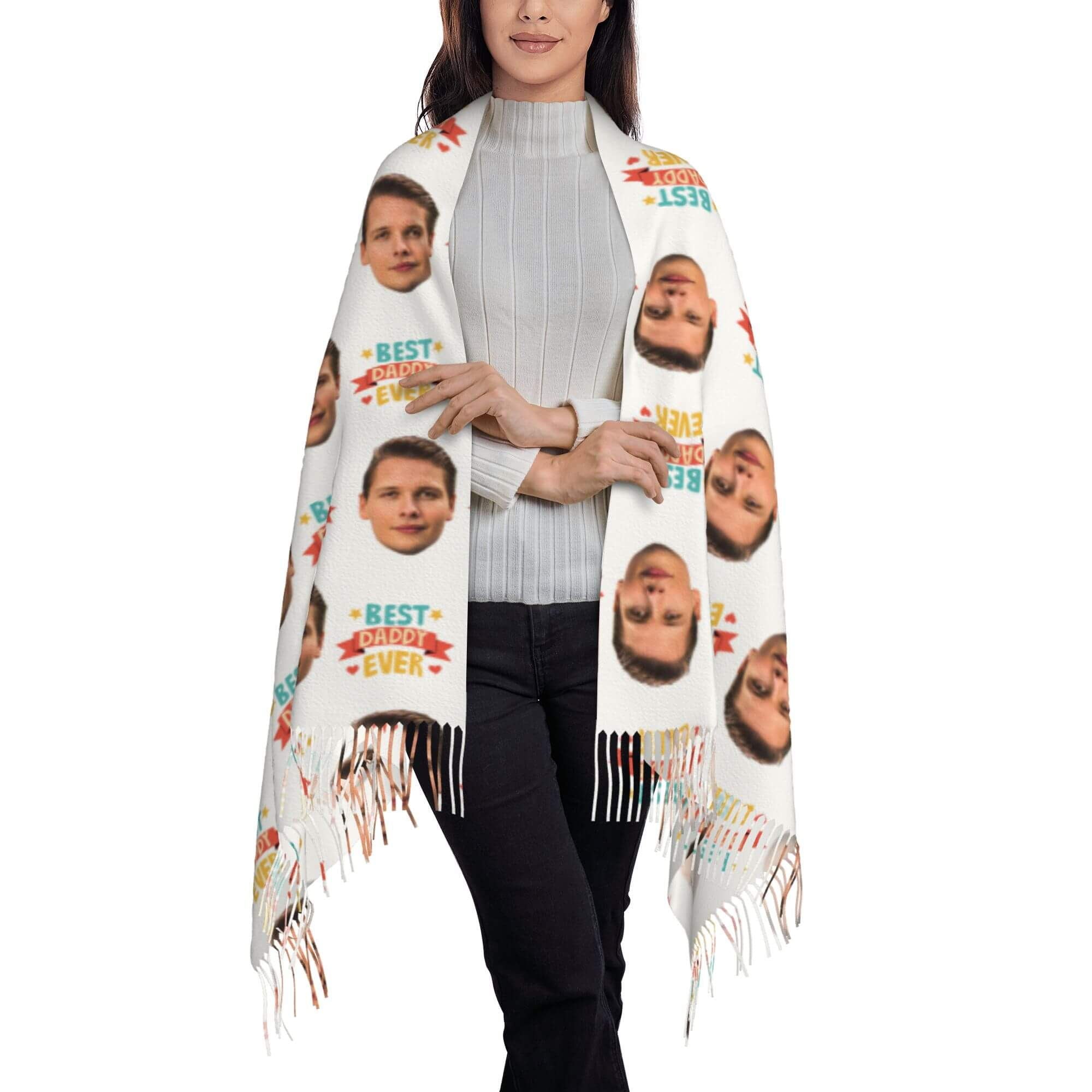 custom photo scarf