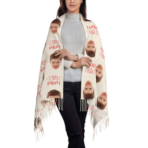 custom photo scarf
