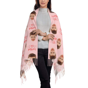 custom photo scarf