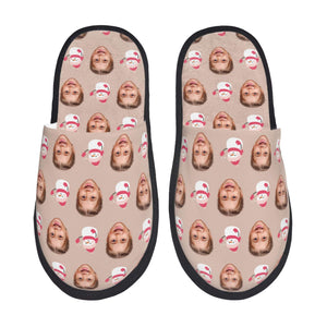 custom photo slippers