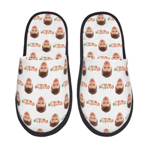 custom photo slippers