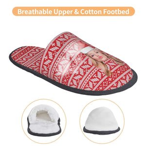 custom photo slippers