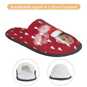 custom photo slippers