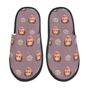 custom photo slippers