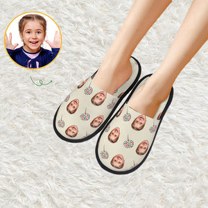 custom photo slippers