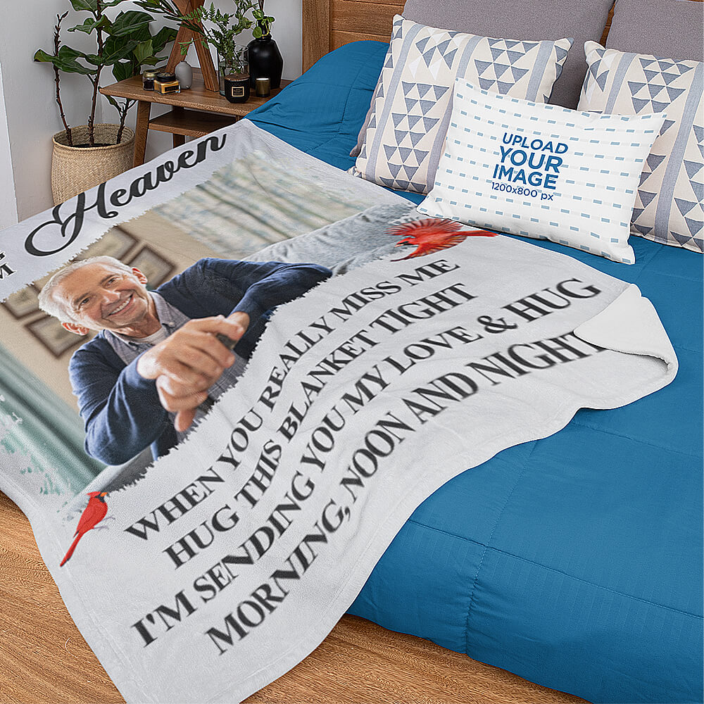 personalized sympathy blanket