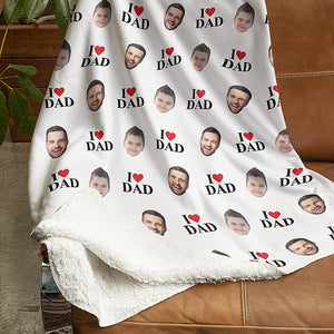custom blanket for dad