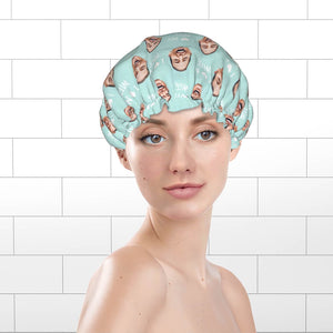 custom shower cap