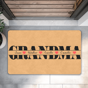 custom doormat for grandma