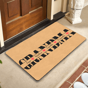 custom doormat for grandma