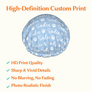 custom shower cap