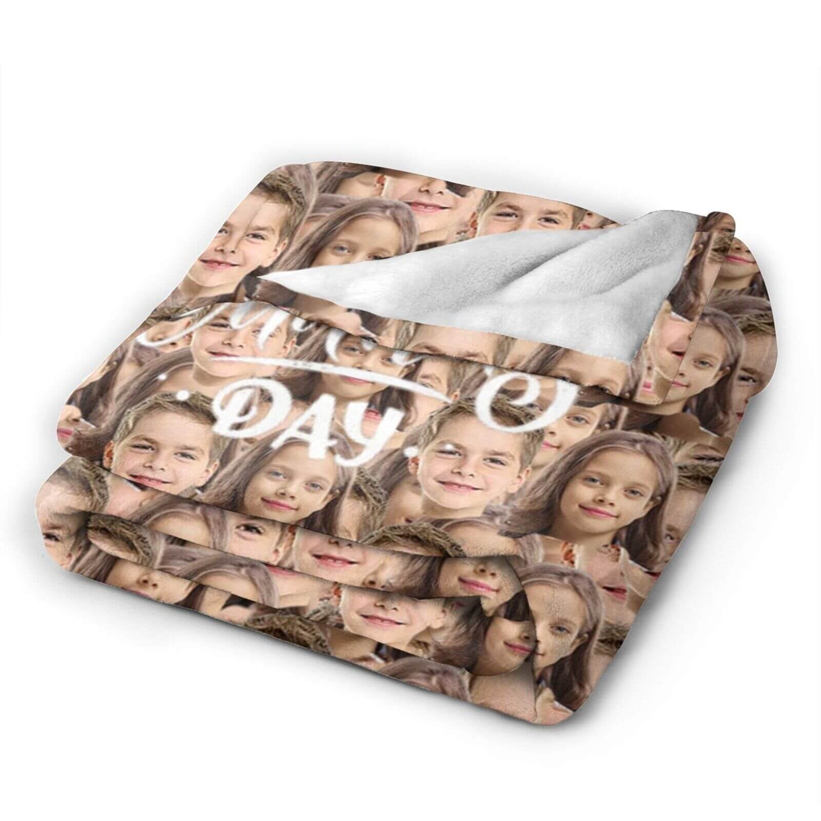 Multiple Faces Blanket Custom Photo Face Blanket