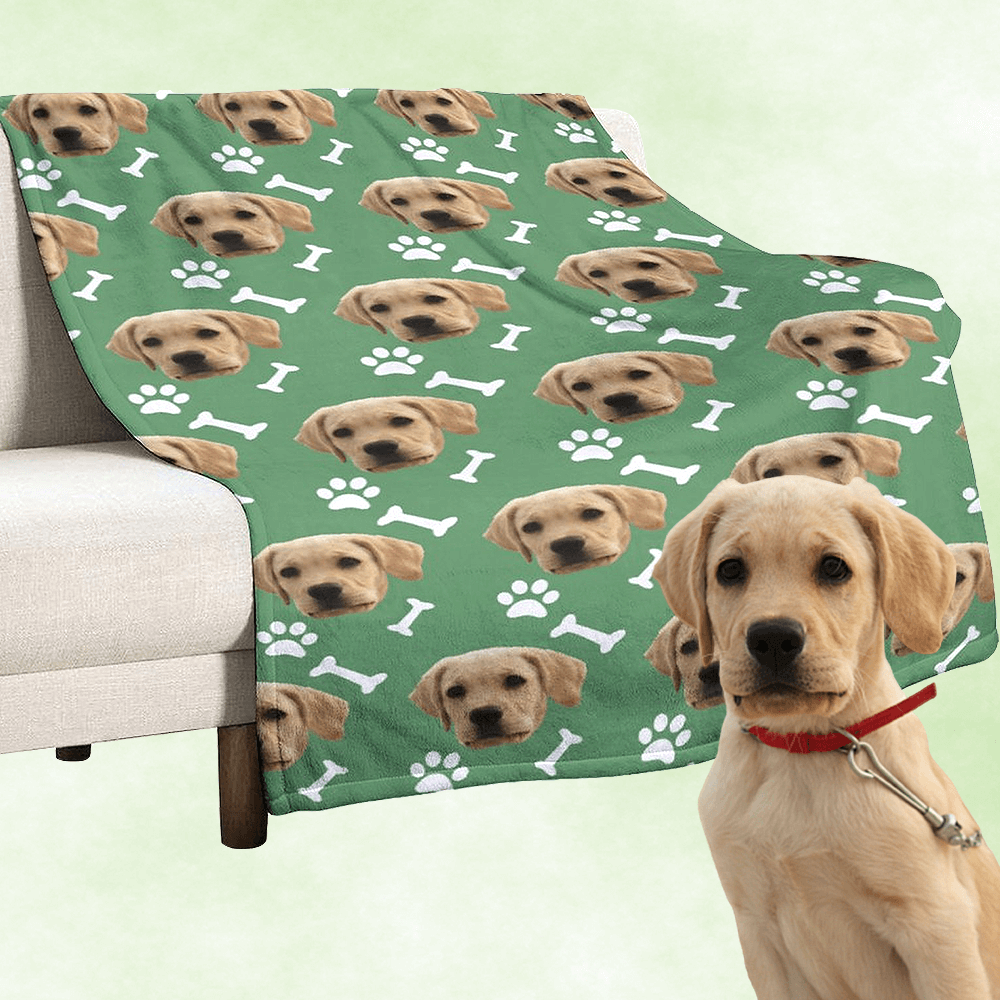 custom dog blanket