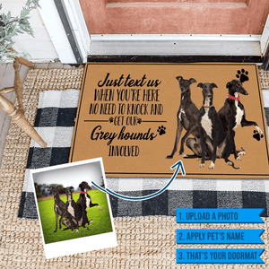 custom dog doormat
