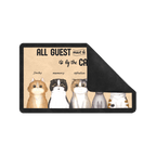 custom dog doormat