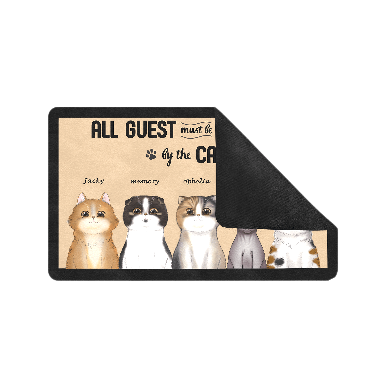 custom dog doormat