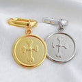 Cross Engraved Pet ID Tag