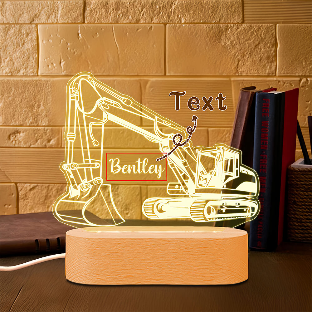 Custom Excavator Night Light